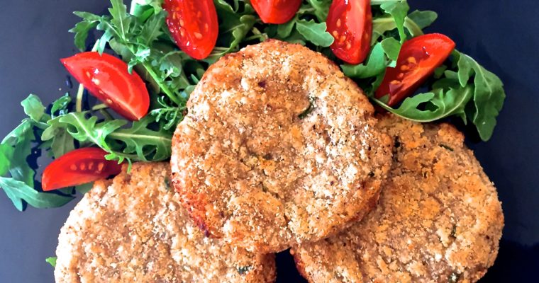 Burger di Tapioca e Patate al forno