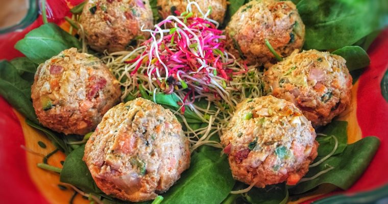 Polpette di Noci Estive – Polpette Crudiste di Noci e Verdure